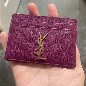 Yves Saint Laurent Pink Card Holder